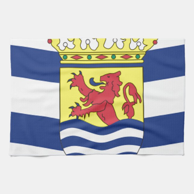 Flag of Zeeland Tea Towel (Horizontal)