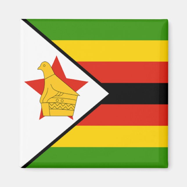 Flag of Zimbabwe Magnet (Front)