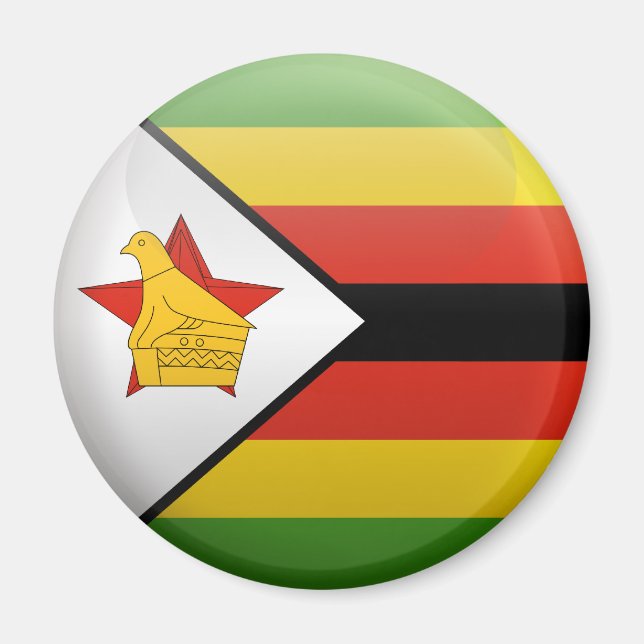 Flag of Zimbabwe Magnet (Front)