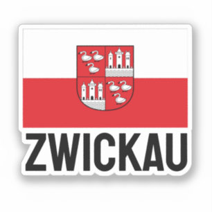 Flag of Zwickau, Germany