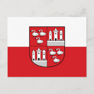 Flag of Zwickau, Germany Postcard