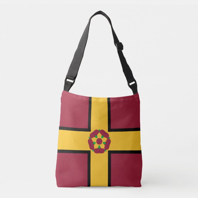 Flag on Northamptonshire Crossbody Bag (Front)