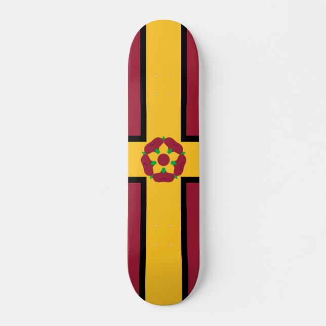 Flag on Northamptonshire Skateboard (Front)