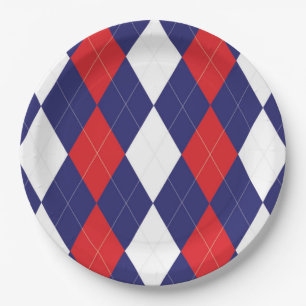 Flag Paper Plate