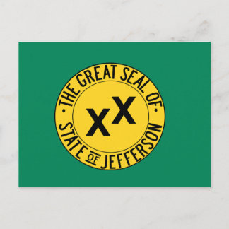 Flag Postcard of the State of Jefferson