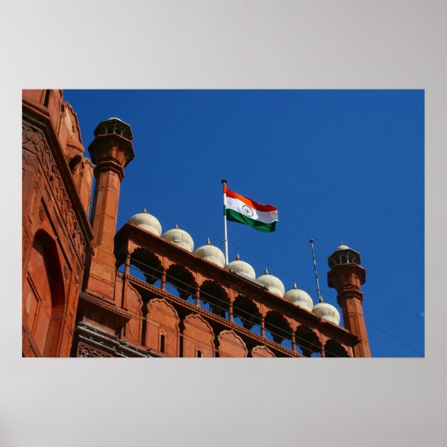 flag red fort poster (Front)