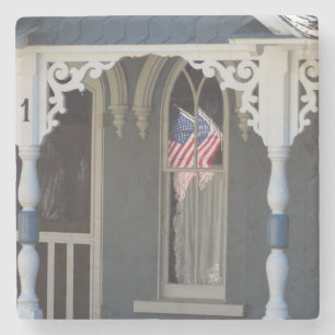 Flag Reflections - Martha's Vineyard Stone Coaster