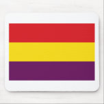 Flag Republic of Spain - Bandera República España Mouse Pad<br><div class="desc">Flag of Spain,  Bandera de España,  Bandera Española,  Bandera de la República de España.</div>
