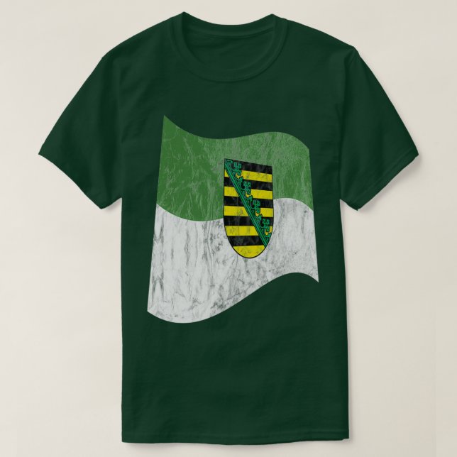 Flag Saxony T-Shirt (Design Front)