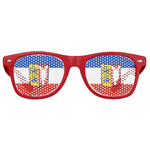 Flag Schleswig-Holstein Retro Sunglasses