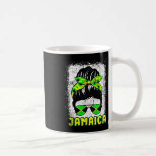 Flag Sungles Black Woman Melanin Queen Afro Coffee Mug
