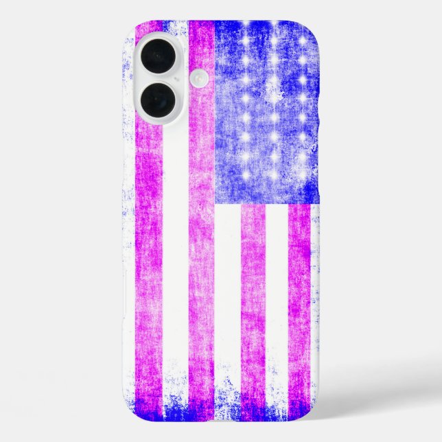 Flag U.S. Case-Mate iPhone Case (Back)