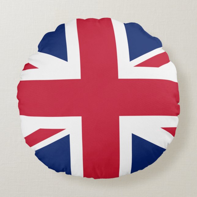 Flag United Kingdom Round Cushion (Front)