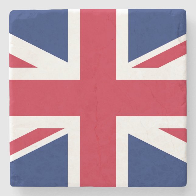 Flag United Kingdom Stone Coaster (Front)