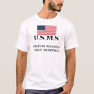 flag, United States Male Service, U.S.M.S T-Shirt