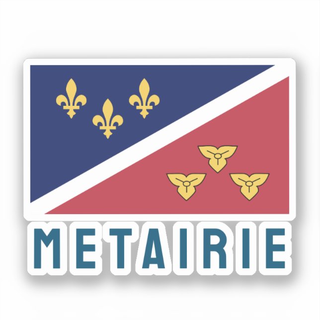 Flag (unofficial) of Metairie, Louisiana (Front)