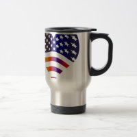 flag usa heart love american honour troops stripes