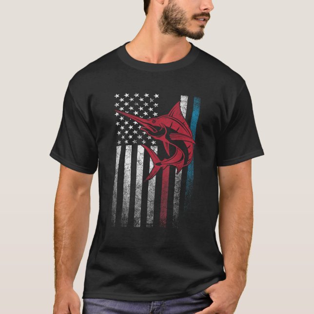 Flag USA  T-Shirt (Front)