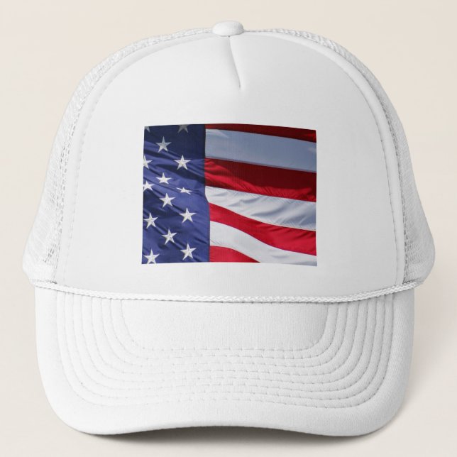 Flag USA Trucker Hat (Front)