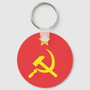 Flag USSR Key Ring