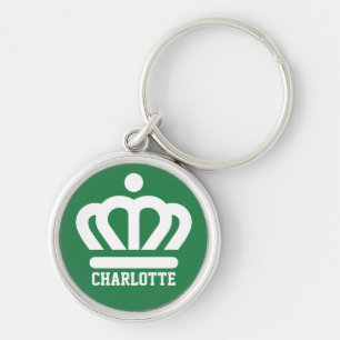 Flag (variant) of Charlotte, NC Key Ring