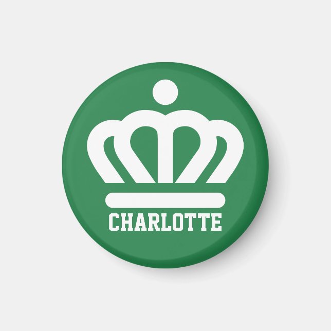 Flag (variant) of Charlotte, NC Magnet (Front)