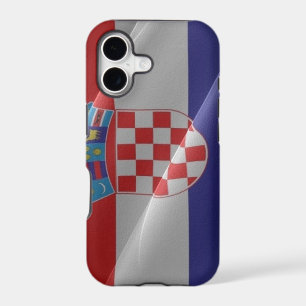 Flag waving of Croatia -