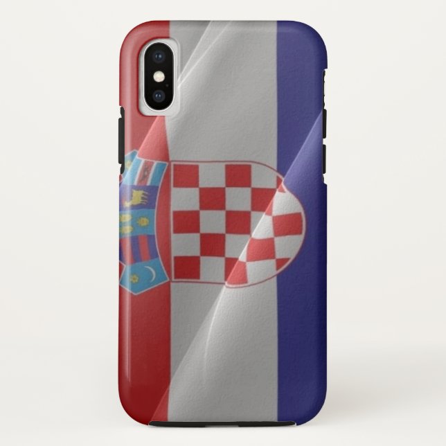 Flag waving of Croatia - Case-Mate iPhone Case (Back)