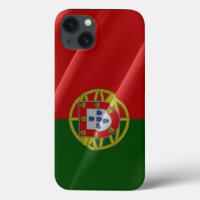 Flag waving of Portugal -