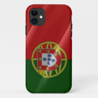 Flag waving of Portugal -