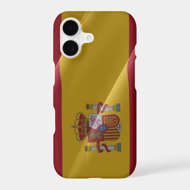 Flag waving of Spain - (Back)