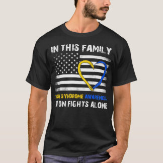 Flag World Down Syndrome Day T  Women Kids  T-Shirt