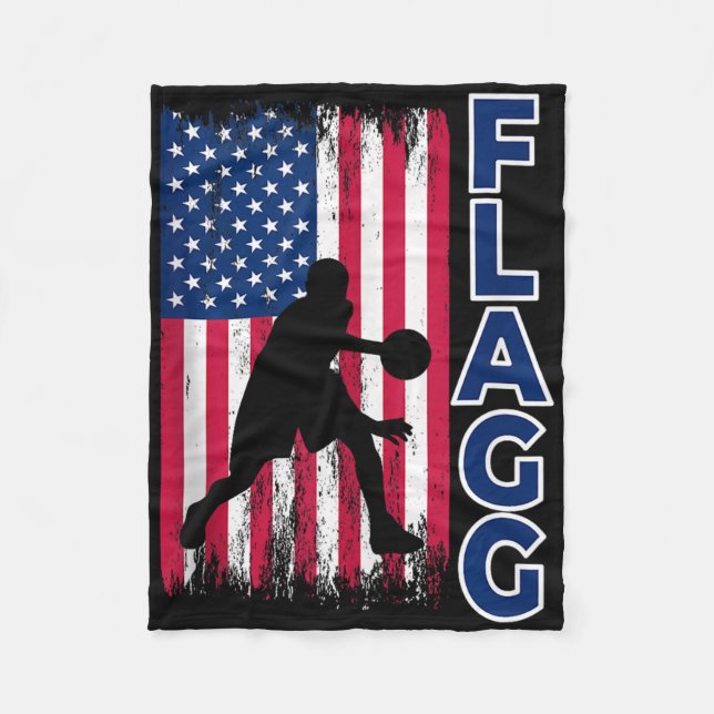 Flagg Basketball Inspire Fan Sports Tank Top_1  Fleece Blanket (Front)