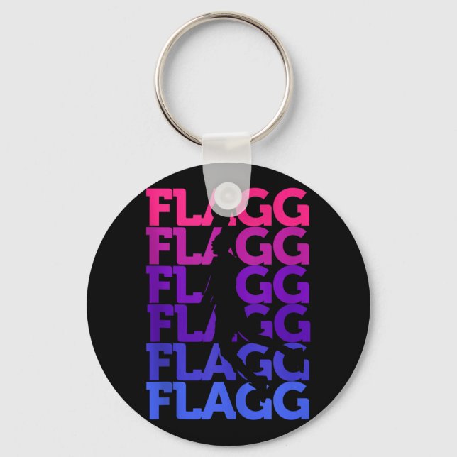 Flagg Basketball Inspire Fan Sports Tank Top_2  Key Ring (Front)