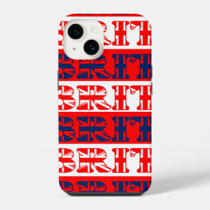 Flagged "Brit" Stripe iPhone 14 Case