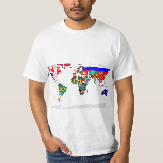 Flagged world T-Shirt (Front)
