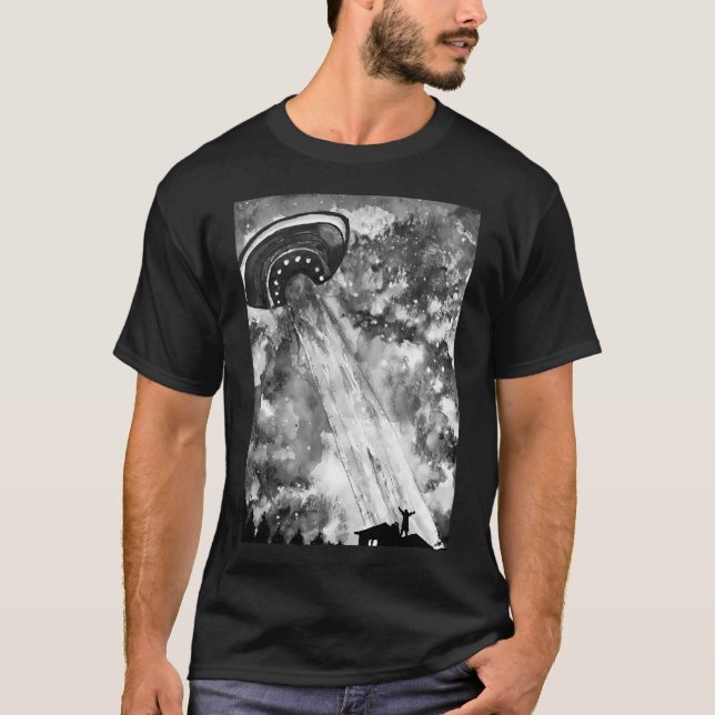 Flagging Down A Ufo T-Shirt (Front)