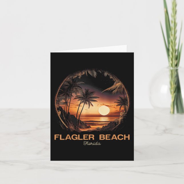 Flagler Beach Florida  Card (Front)