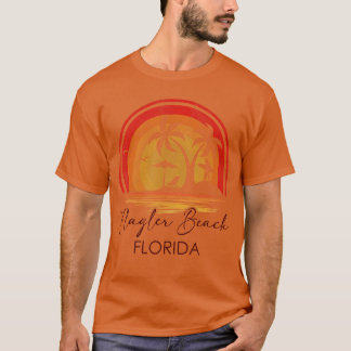 Flagler Beach Florida Summer Vacation Tropical Sun T-Shirt