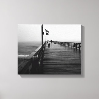 Flagler Beach Pier Photo Canvas Print