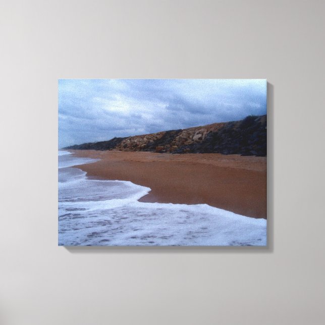 Flagler Beach Shoreline Canvas Print (Front)