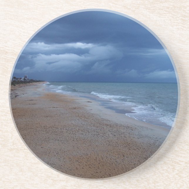 Flagler Beach Shoreline View Coaster (Front)