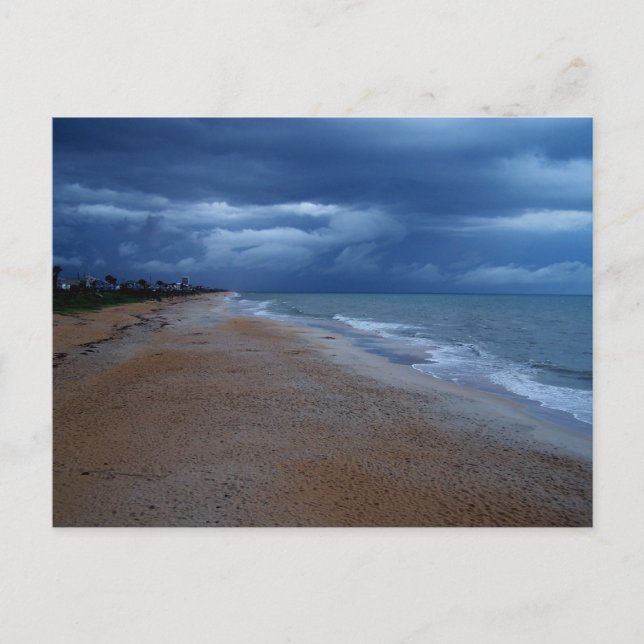 Flagler Beach Shoreline View Postcard (Front)