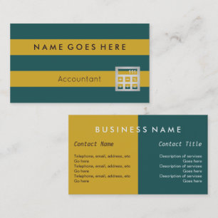 "Flags" Accountant Business Cards