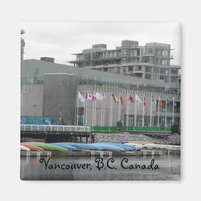 Flags and Canoes Magnet (Front)