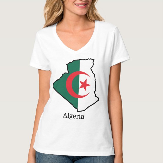 Flags and countries Algeria T-Shirt (Front)