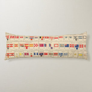 Flags, Badges Body Cushion