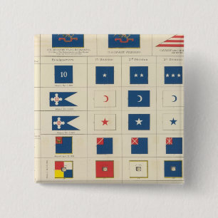 Flags, badges, etc 15 cm square badge