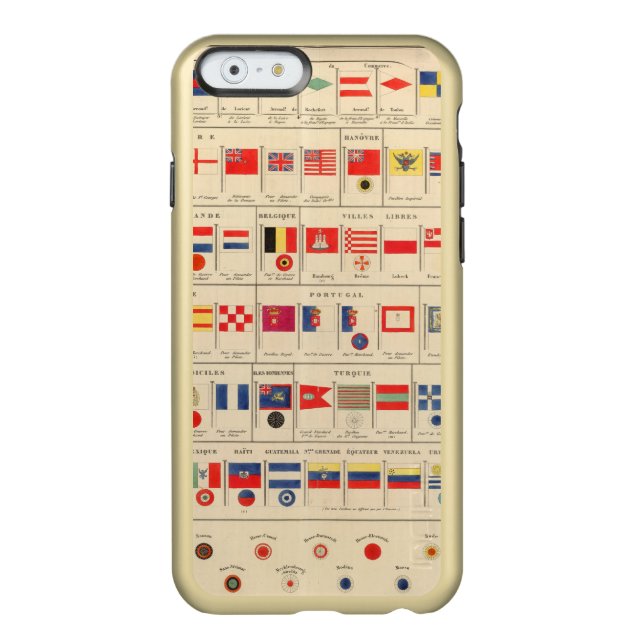Flags, Badges Incipio iPhone Case (Back)