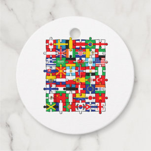 Flags of Countries of the World international flag Favour Tags
